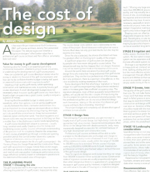 The Cost of Design
